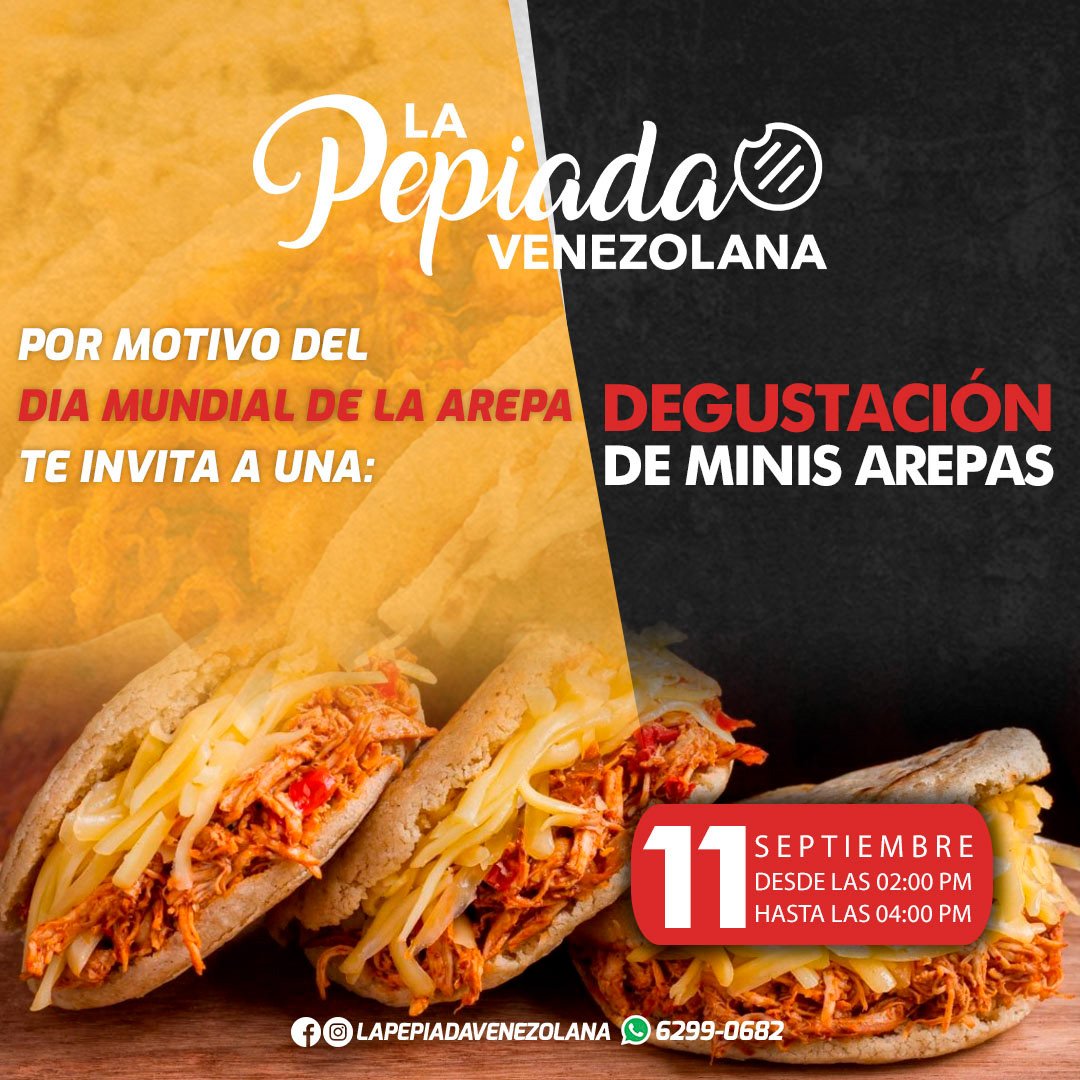 Flyer La Pepiada Venezolana